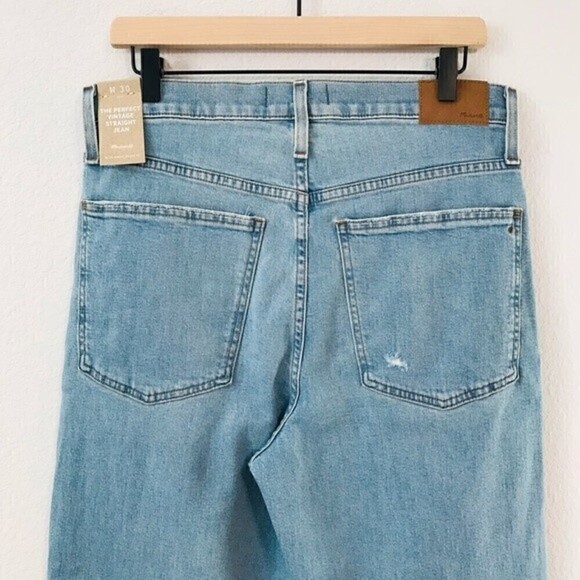 New! Madewell The Perfect Vintage Straight Jean Danby Wash - Picture 5 of 13